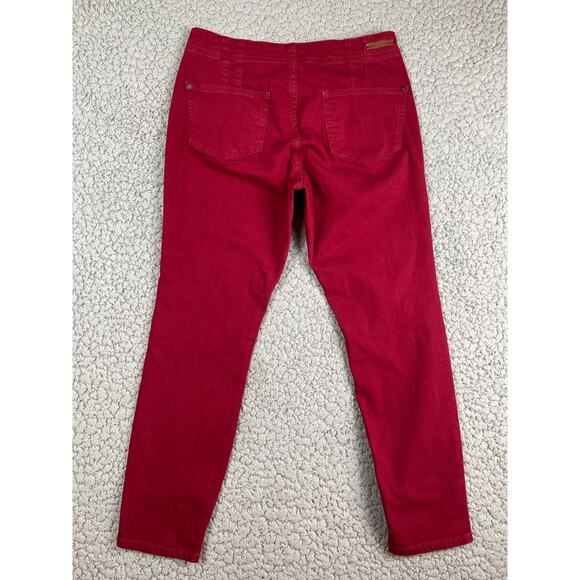 Pilcro and the Letterpress Anthropologie High Rise Skinny Button Fly Pants 29 - Picture 5 of 10